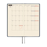 Hobonichi 2026 Spring Weeks Colors: Cosmo Blue [JPN/Tall & Slim/April Start]
