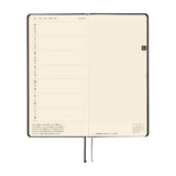 Hobonichi 2026 Spring Weeks Paper Series: Black Gingham [JPN/Tall & Slim/April Start]