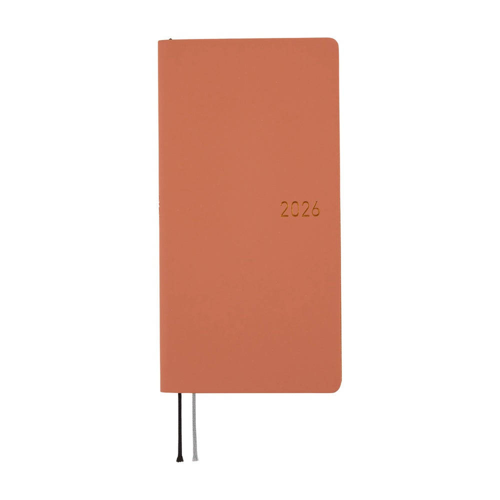 Hobonichi 2026 Spring Weeks Smooth: Milk Cocoa [JPN/Tall & Slim/April Start]