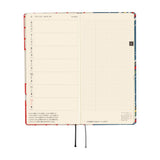 Hobonichi 2026 Spring Weeks Unsodo Bijutsukai (Blue Pigeons) [JPN/Tall & Slim/April Start]
