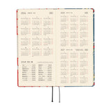 Hobonichi 2026 Spring Weeks Unsodo Bijutsukai (Blue Pigeons) [JPN/Tall & Slim/April Start]