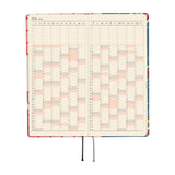 Hobonichi 2026 Spring Weeks Unsodo Bijutsukai (Blue Pigeons) [JPN/Tall & Slim/April Start]