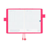 Hobonichi Techo 2026 Cousin A5 Book & Cover - Makoto Matsubayashi: Pink Flowers [JPN/A5/April Start]