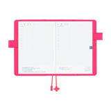 Hobonichi Techo 2026 Cousin A5 Book & Cover - Makoto Matsubayashi: Pink Flowers [JPN/A5/April Start]