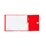 Hobonichi Techo 2026 Cousin A5 Book & Cover - Tragen: Red [ENG/A5/Jan Start]