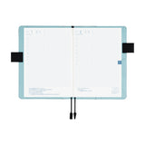 Hobonichi Techo 2026 Cousin A5 Book & Cover - Colors: Black x Clear Blue [ENG/A5/Jan Start]