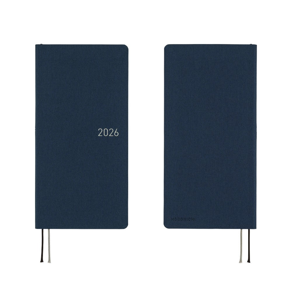 Hobonichi 2026 Spring Weeks Colors: Cosmo Blue [JPN/Tall & Slim/April Start]