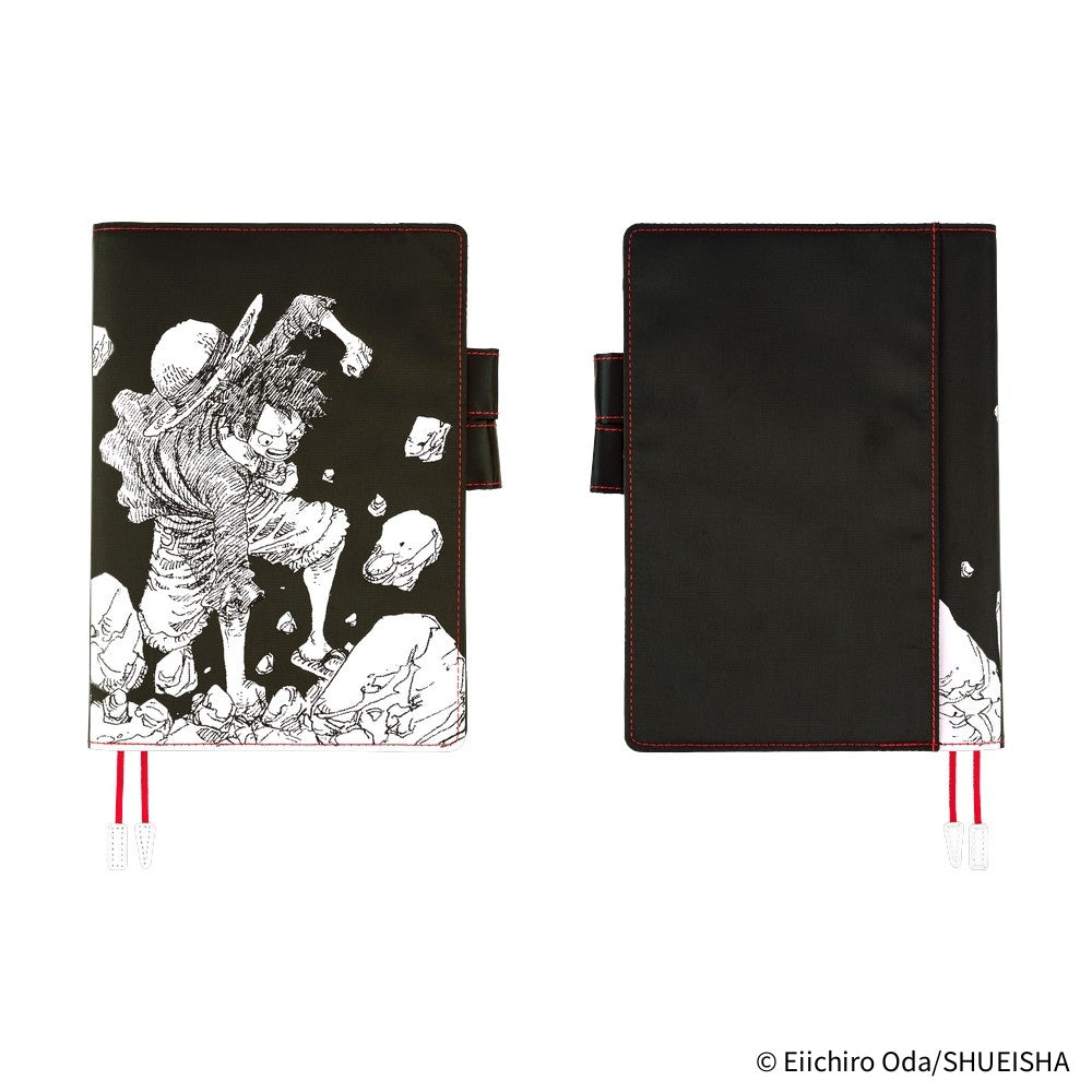 Hobonichi Techo 2026 Cousin A5 Book & Cover - ONE PIECE magazine Straw Hat Luffy (Black) [JPN/A5/April Start]