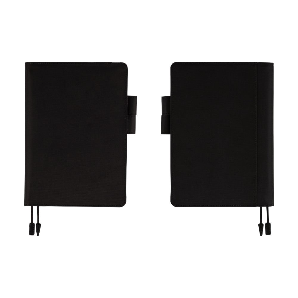 Hobonichi Techo 2026 Cousin A5 Book & Cover - Colors: Black x Clear Blue [ENG/A5/Jan Start]