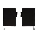 Hobonichi Techo 2026 Cousin A5 Book & Cover - Colors: Black x Clear Blue [ENG/A5/Jan Start]