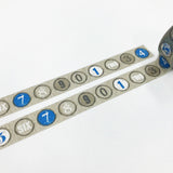Numbers Washi Tape