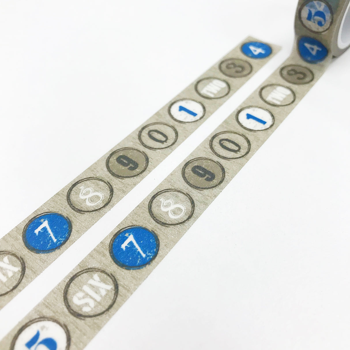 Numbers Washi Tape