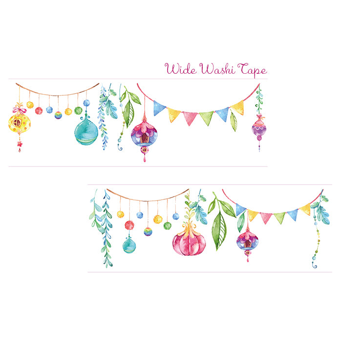 Ornaments Vines Washi Tape • Floral Holidays Ornament