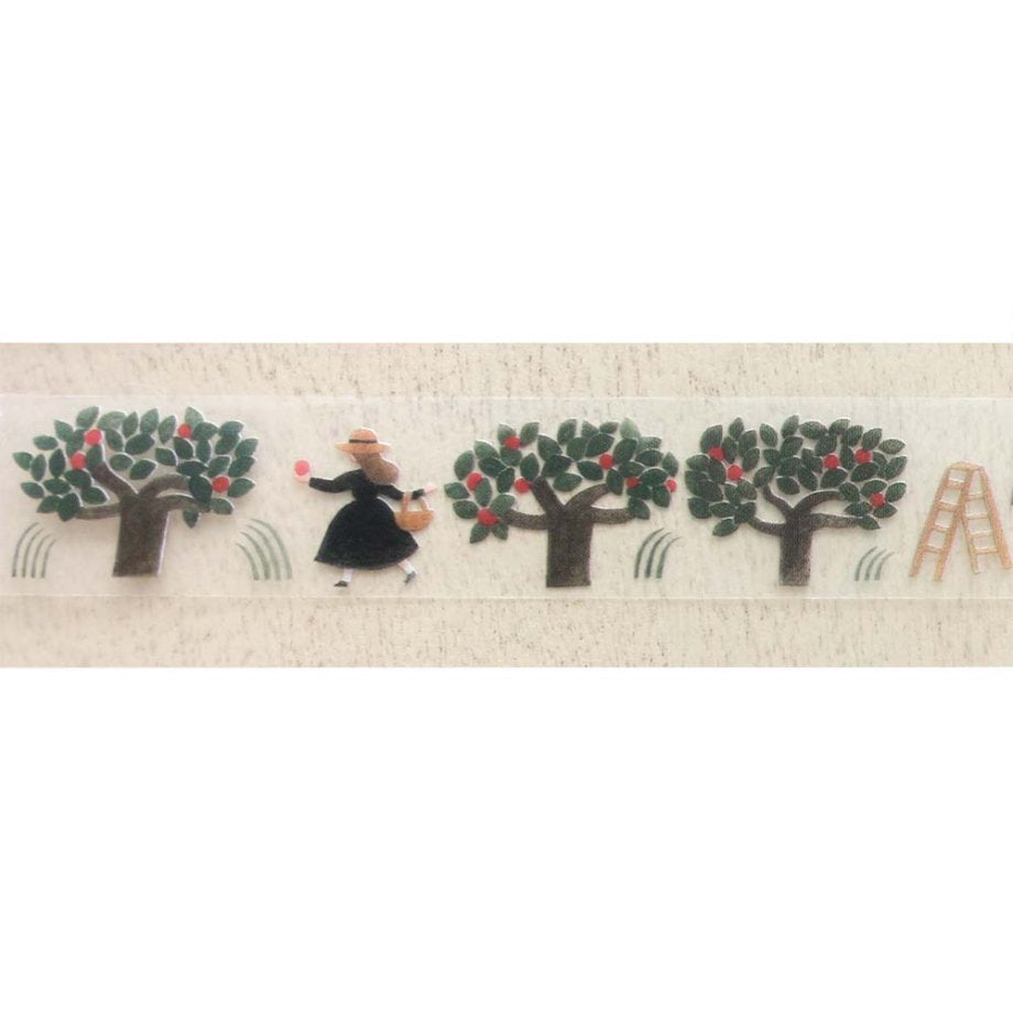 Apple Field Clear Washi Tape