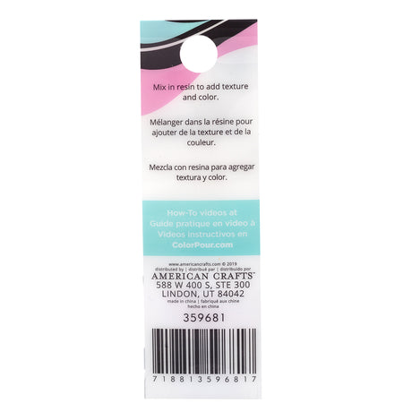 50 % DE DESCUENTO - Mezclas de resina para verter en color, hojuelas de aluminio holográficas, paquete de 4 