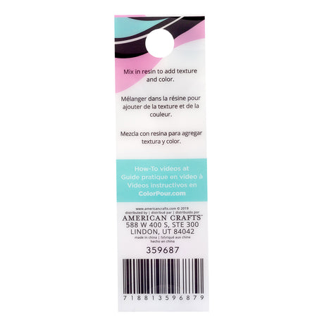 50 % DE DESCUENTO - Mezclas de resina para verter en color, copos de concha iridiscentes, paquete de 4 