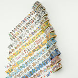 Beach Washi Tape Round Top