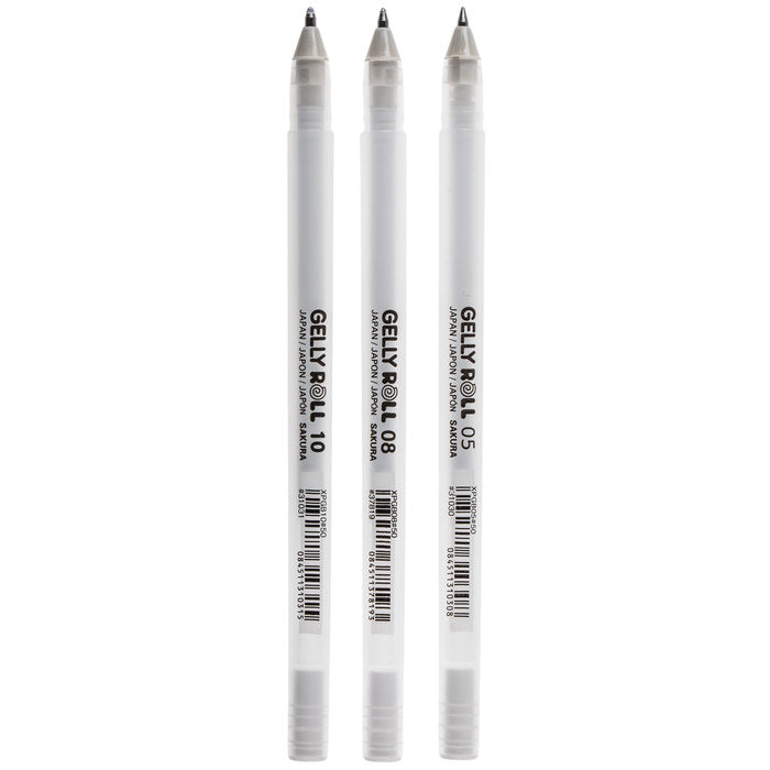 Bright White GellyRoll Pens 3 Piece Set