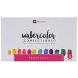 Prima Watercolor Confections Watercolor Pans Tropicals 12/Pkg