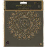 Doily Prima Designer Stencil 6"X6"