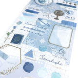 Pegatinas de collage de Free Blue Mind Wave Seals
