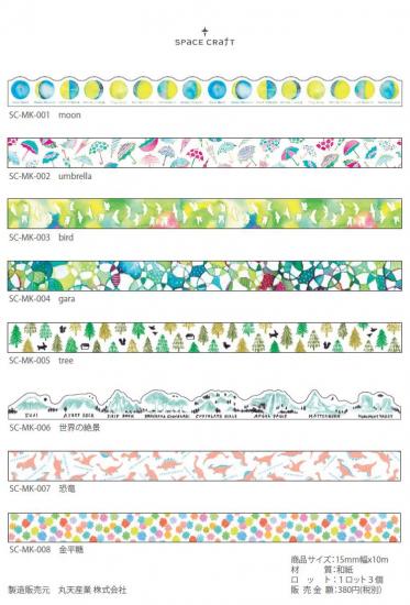 Bird Washi Tape Space Craft