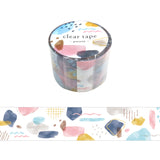 Pattern Clear Washi Tape Mind Wave