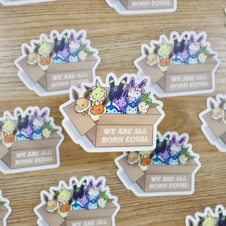 All Born Equal Vinyl Sticker
