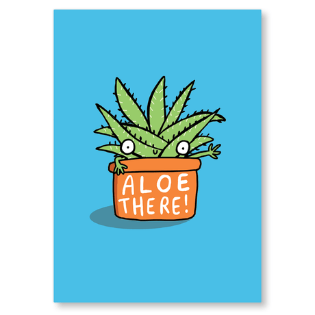 Aloe There Postcard