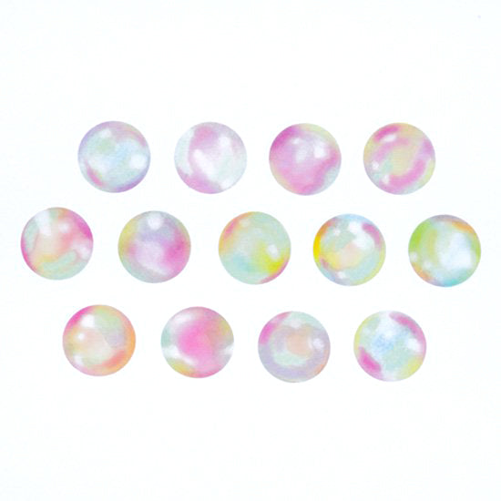 Bubbles Masking Roll Sticker Bande Washi Tape (150 pieces)
