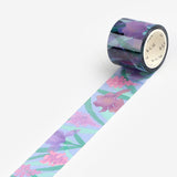 Cinta adhesiva transparente PET con bandera azul BGM 