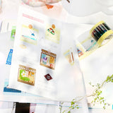 Light Yellow Film Washi Tape Clear BGM