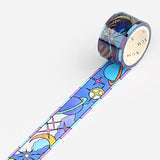 Stained Glass Interstellar Flight Washi Tape Clear BGM