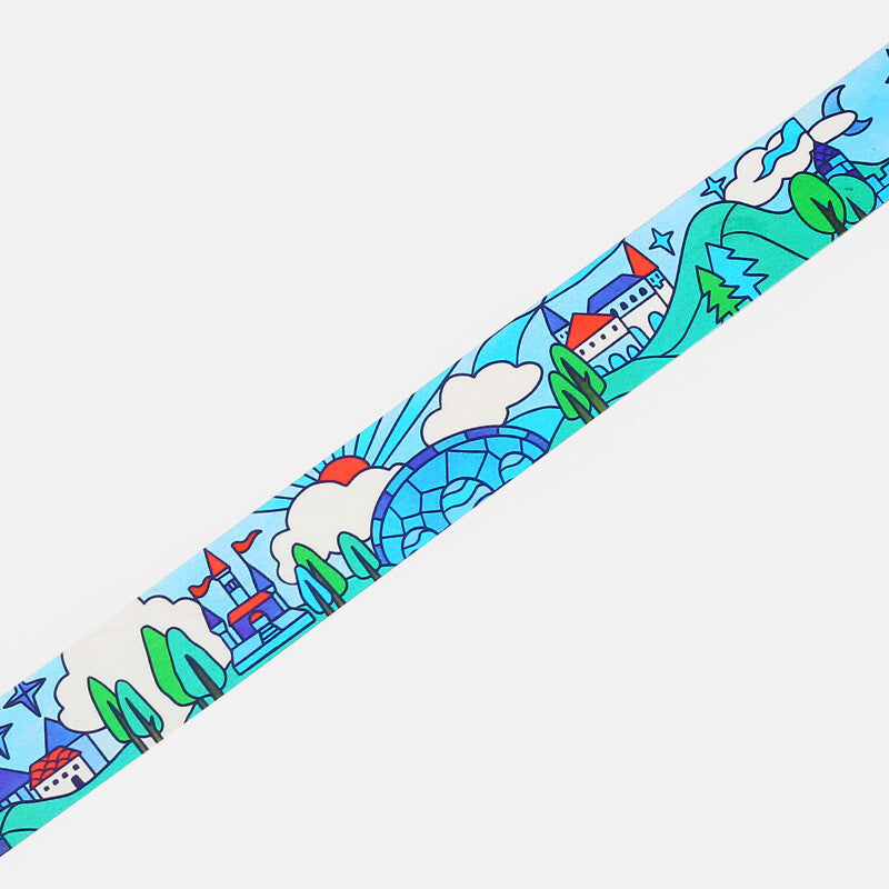 Stained Glass Castle Forest Clear Tape BGM