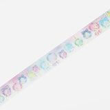 Cinta washi con burbujas y fondo musical