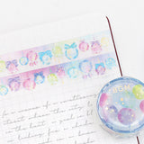 Cinta washi con burbujas y fondo musical