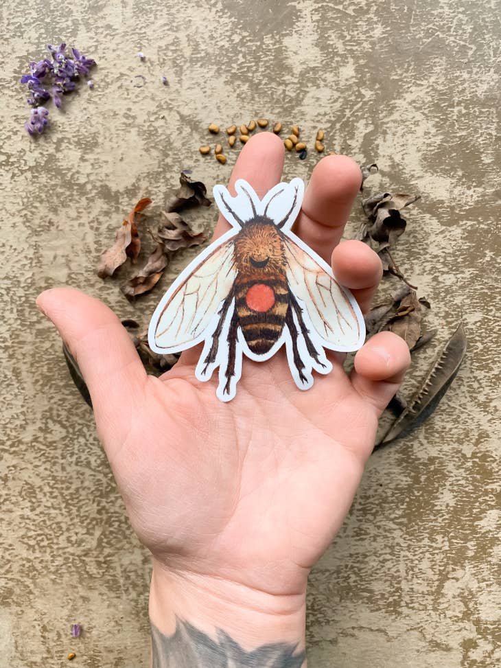 Pegatina de abeja