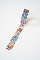 Blue Floral Illustration Washi Tape