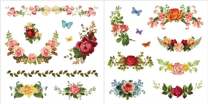 Libro de pegatinas Bunches of Botanicals (500 pegatinas)