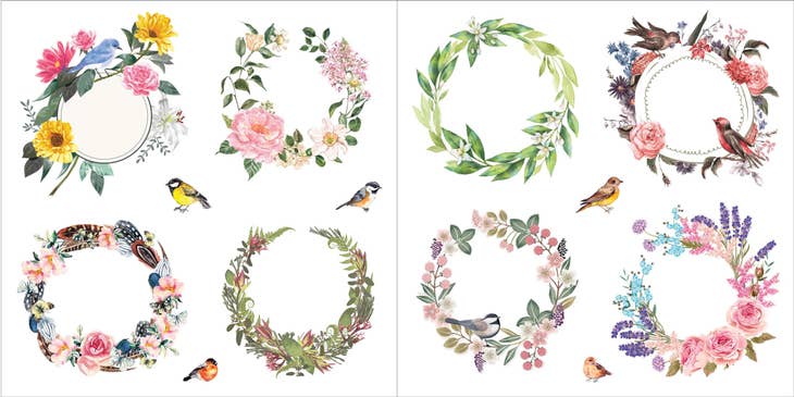Libro de pegatinas Bunches of Botanicals (500 pegatinas)