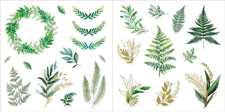 Libro de pegatinas Bunches of Botanicals (500 pegatinas)