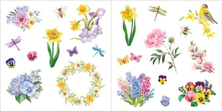 Libro de pegatinas Bunches of Botanicals (500 pegatinas)