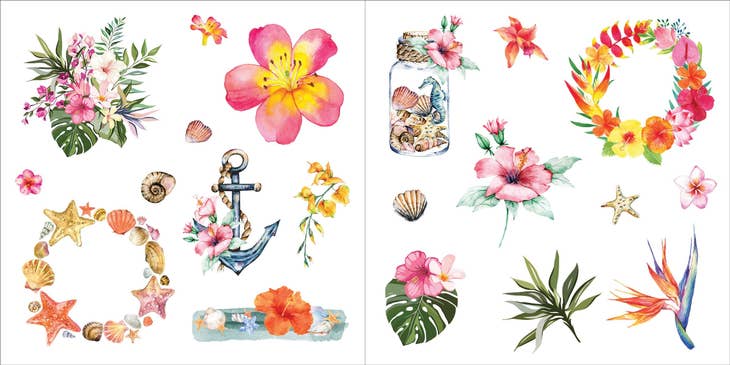 Libro de pegatinas Bunches of Botanicals (500 pegatinas)