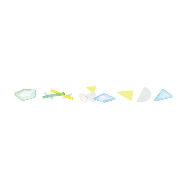 Shape Soda Washi Tape. Transparent PET film tape which is easy to re-stick.