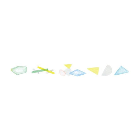 Shape Soda Washi Tape. Transparent PET film tape which is easy to re-stick.