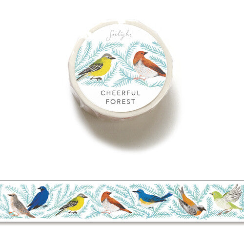 Cheerful Forest Bird Washi Tape