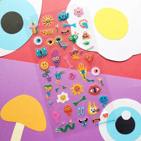 Colorfully Kooky Sticker Sheet