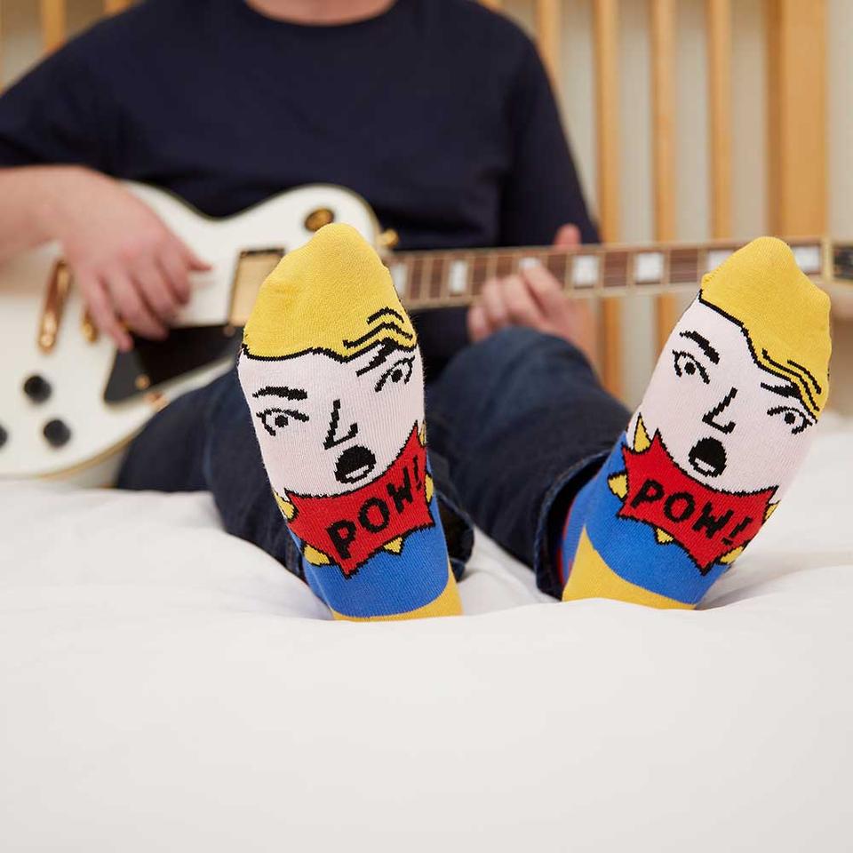 Roy Lichtenstoe ChattyFeet Funky Socks