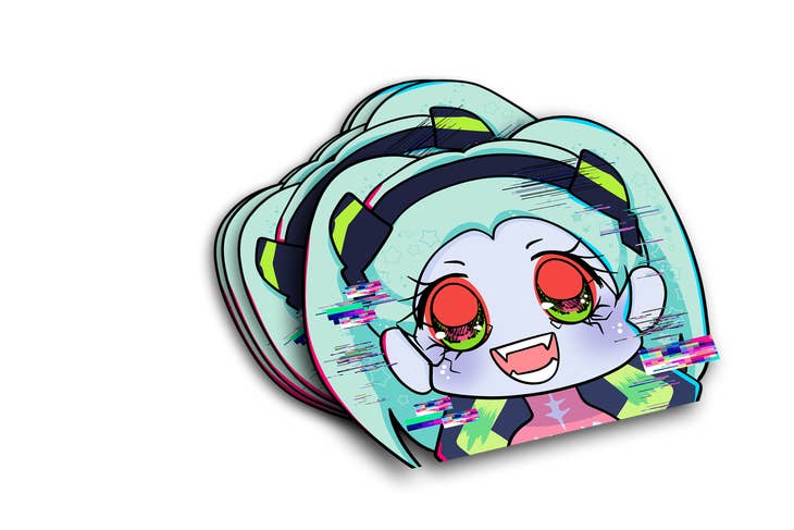 Cyberpunk 2077 Edgerunner Rebecca Peeker Anime Vinyl Sticker