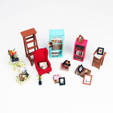 DIY 3D Wooden Puzzle Miniature House Sam's Study